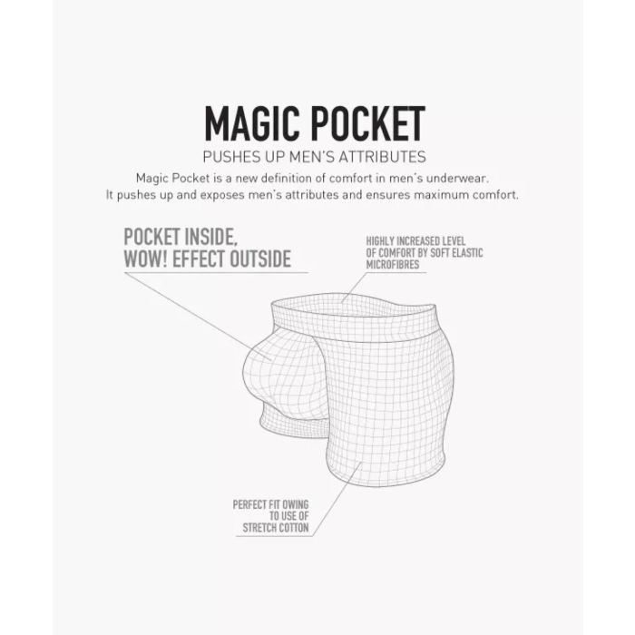 BOKSERKI SZORTY MAGIC POCKET BMH-1200