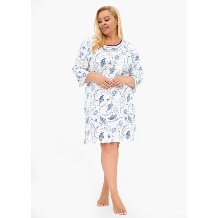 KOSZULA NOCNA DAMSKA INGRID 464/448 3-5XL