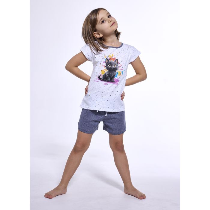 PIŻAMA DZIEWCZĘCA KIDS KD BLACK CAT 245/109