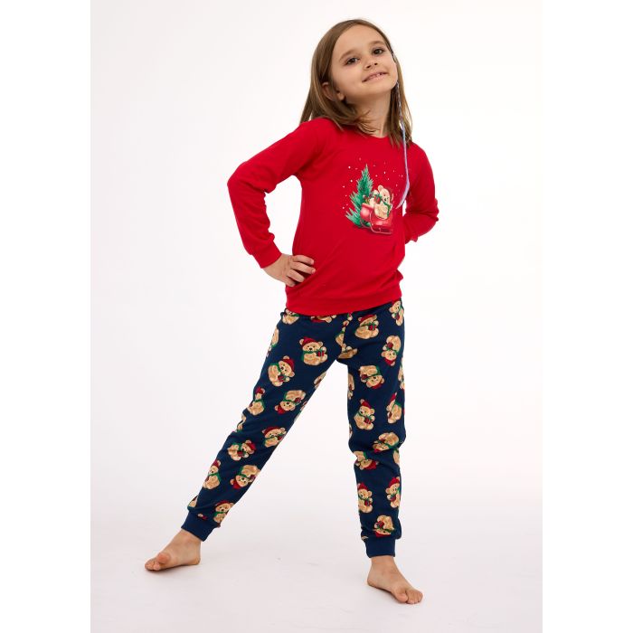 PIŻAMA DZIEWCZĘCA KIDS KD TEDDY 594/186