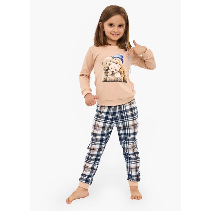 PIŻAMA DZIEWCZĘCA KIDS KD BEARS 594/187