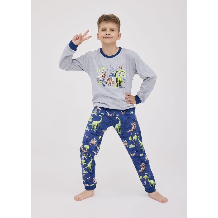 PIŻAMA CHŁOPIĘCA YOUNG Y DINOSAUR 966/163
