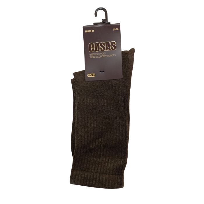 SKARPETY DAMSKIE MERINO BROWNIE LM333-04/4