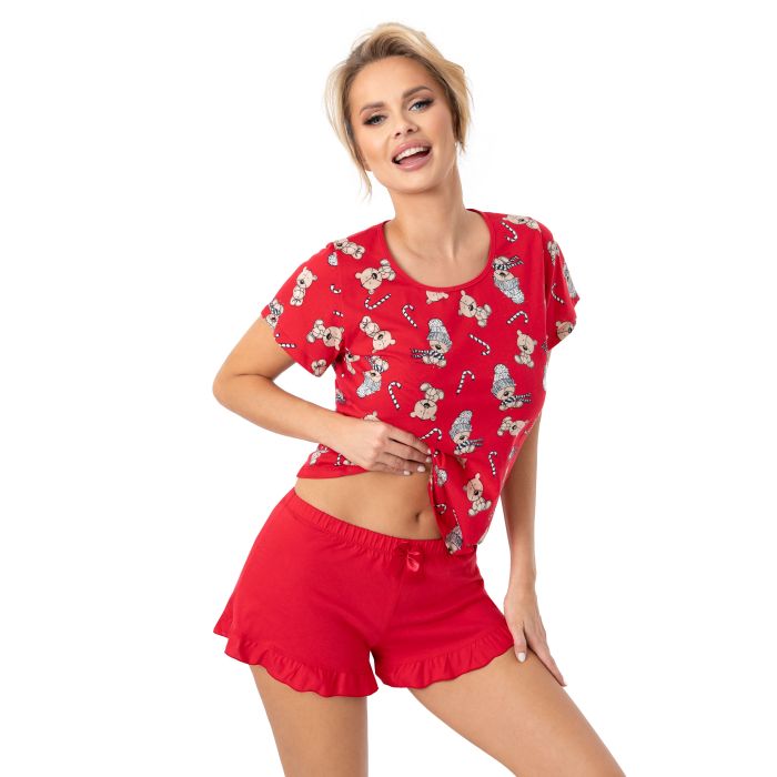PIŻAMA DAMSKA BEAR SHORT