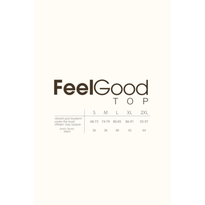 KOSZULKA MODELUJĄCA Z WBUDOWANYM BIUSTONOSZEM FEEL GOOD TOP