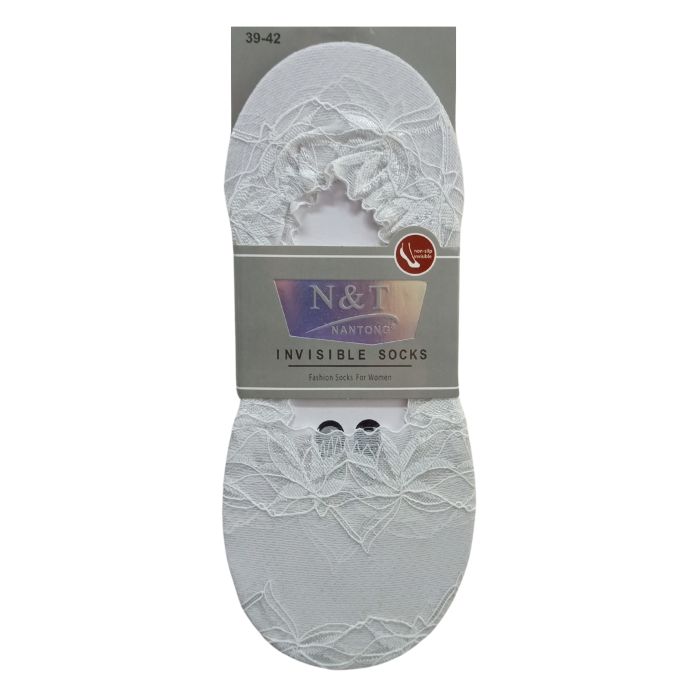 SKARPETY BALERINY DAMSKIE NORA Z SILIKONEM BS-32/4