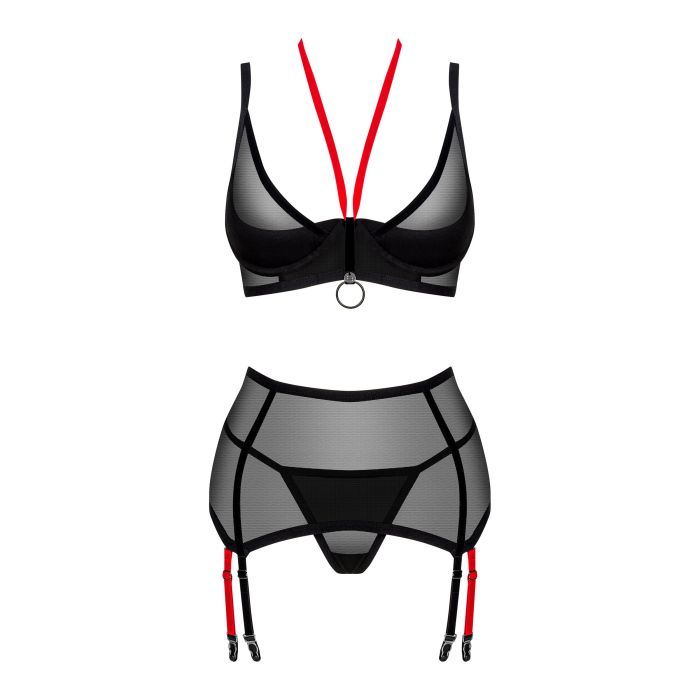 KOMPLET GLANDEZ SET WITH GARTER BELT