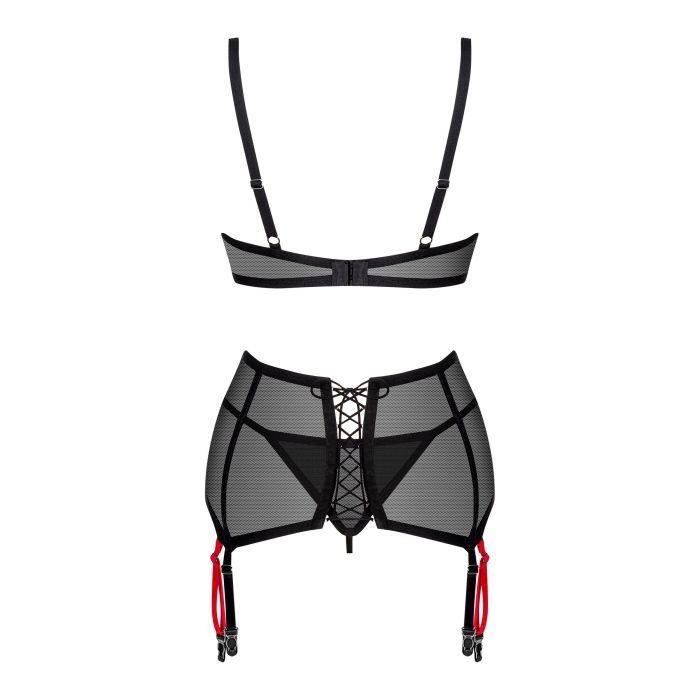 KOMPLET GLANDEZ SET WITH GARTER BELT