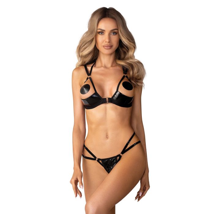 KOMPLET KEIRA LISE 2-PCS CROTCHLESS SET