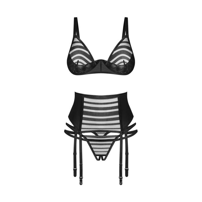 KOMPLET LUNE BELLIS 3-PCS CROTCHLESS SET 