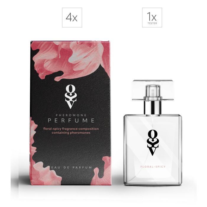 PERFUMY ZESTAW: 4 PERFUMY FLORAL SPICY + TESTER GRATIS