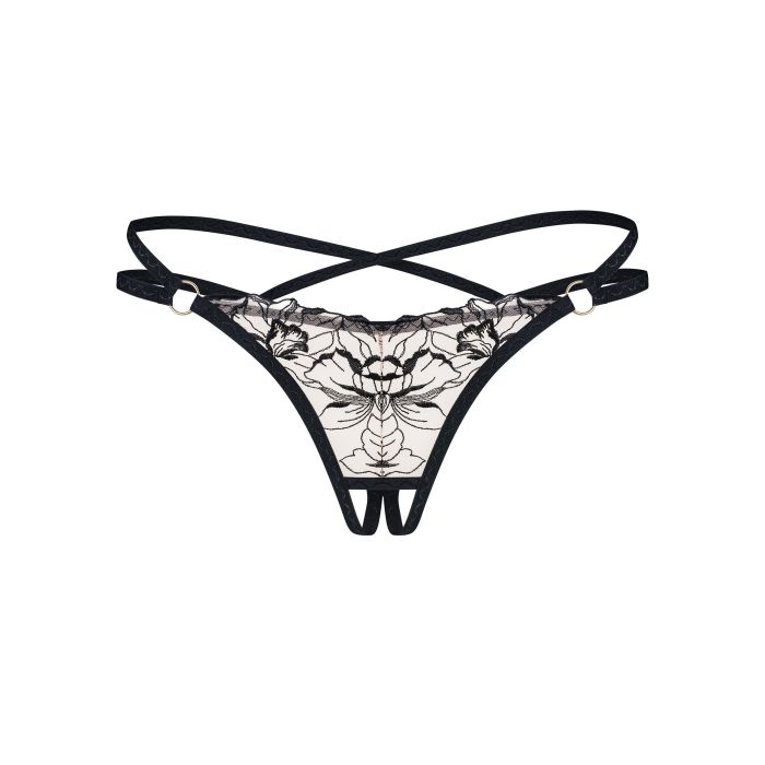 STRINGI VILA BLANES CROTCHLESS THONG 