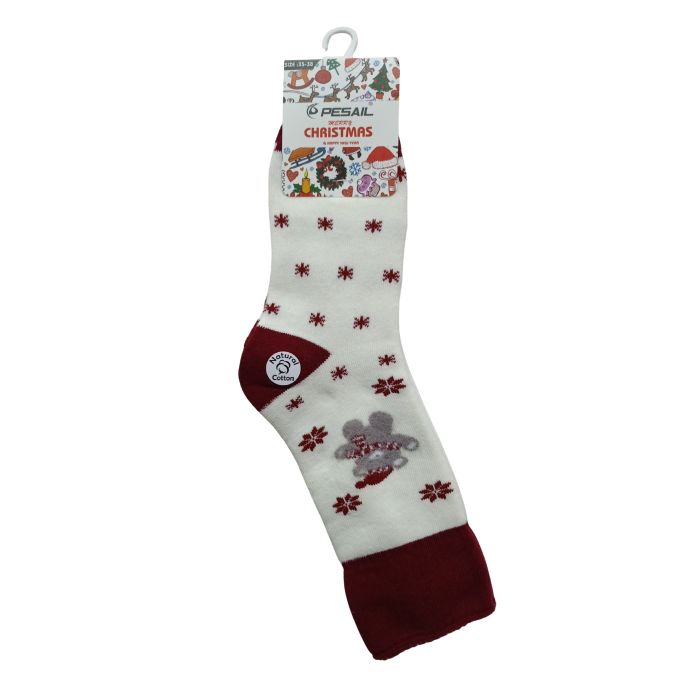 SKARPETY DAMSKIE MERRY CHRISTMAS WQTB51638/2