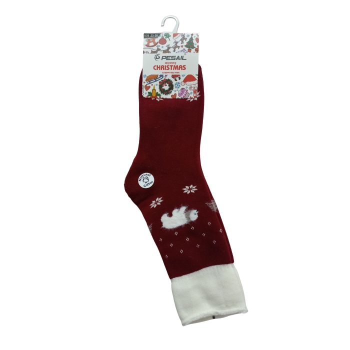 SKARPETY DAMSKIE MERRY CHRISTMAS WQTB51638/3