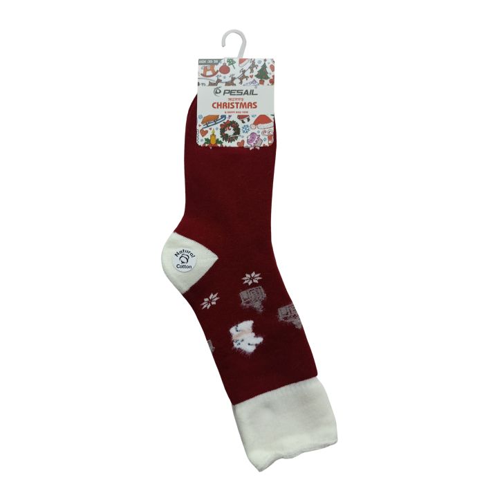 SKARPETY DAMSKIE MERRY CHRISTMAS WQTB51638/4