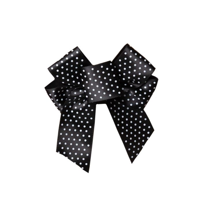 BA-19 KOKARDKA NA ZAPIĘCIE POLKA-DOT 3 RZĘDOWA