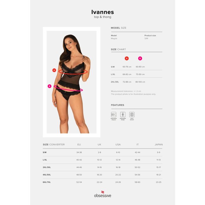 KOMPLET IVANNES TOP & THONG
