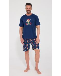 PIŻAMA MĘSKA ŚWIĄTECZNA ELF 326/324 3-5XL