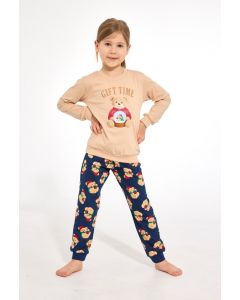PIŻAMA DZIEWCZĘCA KIDS KD ŚWIĄTECZNA GIFT TIME 594/204