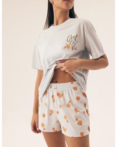 PIŻAMA DAMSKA NARANJA 42684-05X
