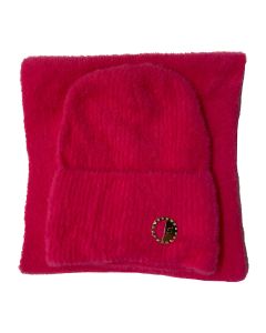 KOMPLET DAMSKI CZAPKA Z KOMINEM TARA/03