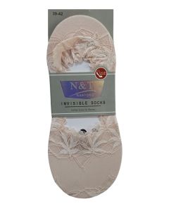 SKARPETY BALERINY DAMSKIE NORA Z SILIKONEM BS-32/3