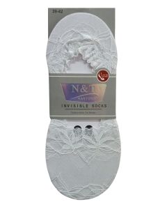 SKARPETY BALERINY DAMSKIE NORA Z SILIKONEM BS-32/4