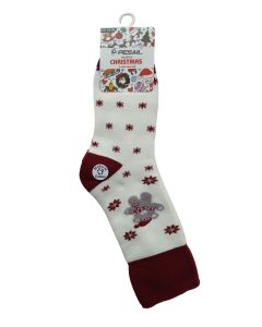 SKARPETY DAMSKIE MERRY CHRISTMAS WQTB51638/2