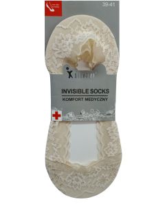 SKARPETY BALERINY DAMSKIE Z SILIKONEM I ABS V30698-39/3