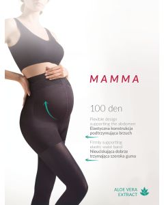 RAJSTOPY CIĄŻOWE MAMMA 100 DEN 174