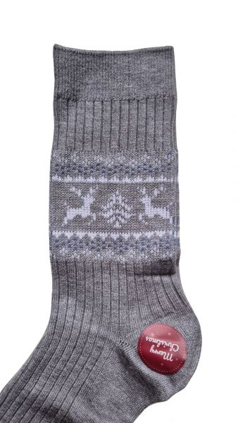 SKARPETY DAMSKIE ŚWIĄTECZNE RENIFERY SN3061/2