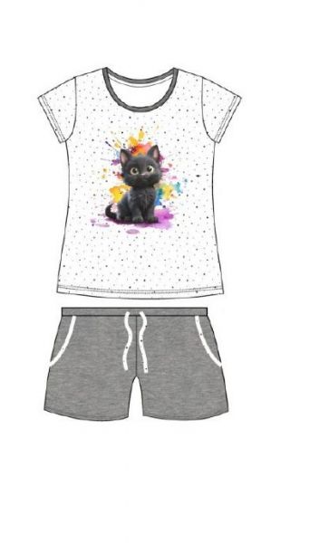 PIŻAMA DZIEWCZĘCA KIDS KD BLACK CAT 245/109