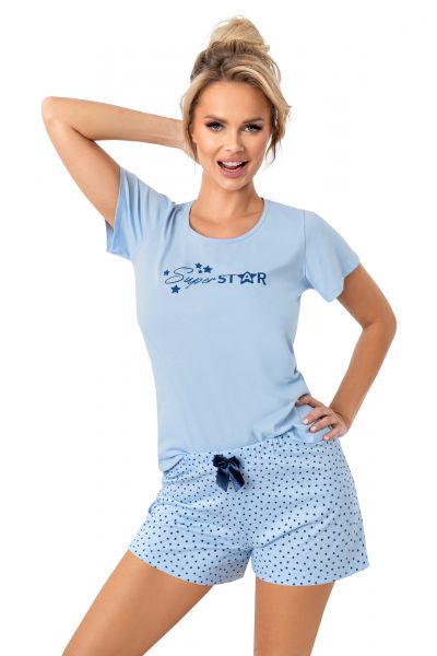 PIŻAMA DAMSKA STAR SHORT