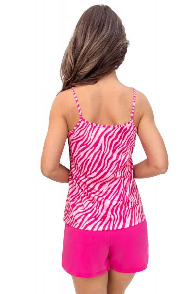 PIŻAMA DAMSKA ZEBRA TOP 