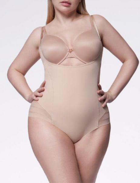 MESH BODY OPEN BUST/ BODY WYSZCZUPLAJĄCE POD BIUST 119