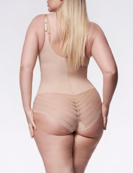 MESH BODY OPEN BUST/ BODY WYSZCZUPLAJĄCE POD BIUST 119