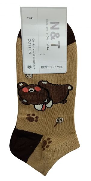 SKARPETY STOPKI DAMSKIE BEAR LY701-10/3