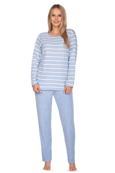 PIŻAMA DAMSKA 648/1 FROTTE MAXI