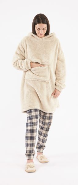 BLUZA PONCZO SZLAFROK DAMSKI ROSALIA D001382