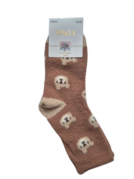 SKARPETY DAMSKIE BEAR NUDZIAKI AK015-5/4