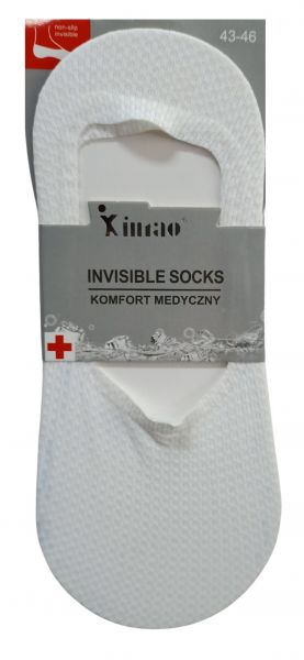 SKARPETY BALERINY MĘSKIE Z SILIKONEM N32513-08/1