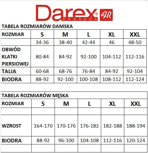 Tabela rozmiarów